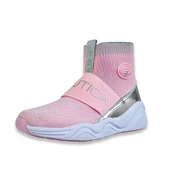 Nautica Toddler Silas Pull On Sock High Top Sneakers 6 - Picture 1 of 5
